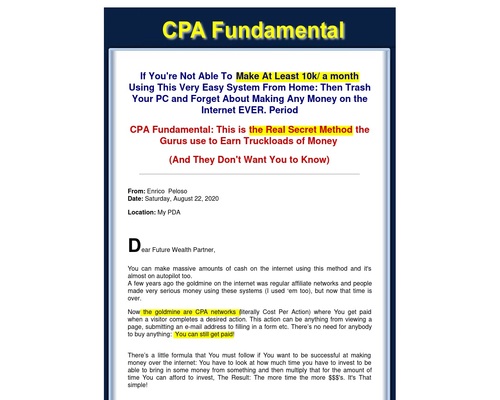 ¶¶ RECOMMENDED: ¶¶ → The CPA Fundamental ©  	√ Money  	√ Making  	√ Guide  √ How to’s
