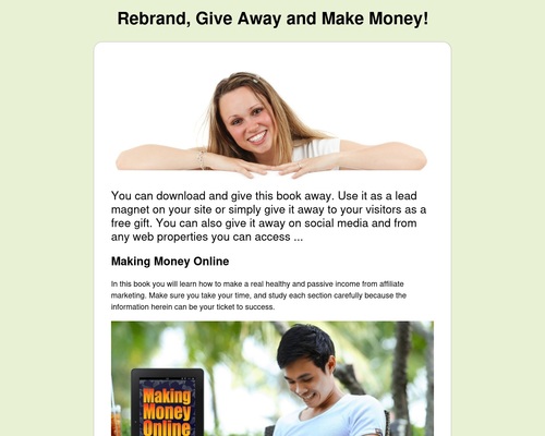 Make Money Giving Away Our Books